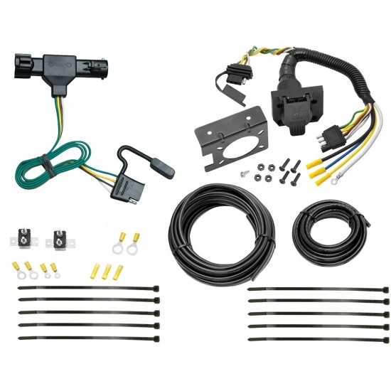 Trailer Hitch 7 Way RV Wiring Kit For 86-92 Ford Ranger Plug Prong Pin Brake Control Ready