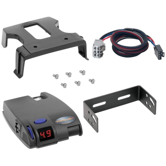 Tekonsha Primus IQ Electric Trailer Brake Control for 09-18 Chevy Traverse w/ Plug Play Wiring Adapter Proportional Eletric Trailer Brakes Module Box Controller