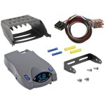 Clam Shell Trailer Brake Control for 03-07 Chevy Silverado 1500 2500 HD w/ Plug Play Wiring Adapter Tekonsha Prodigy P2 Eletric Trailer Brakes Module Box Controller