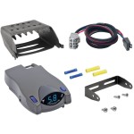 Clam Shell Trailer Brake Control for 09-17 Chevy Traverse w/ Plug Play Wiring Adapter Tekonsha Prodigy P2 Eletric Trailer Brakes Module Box Controller