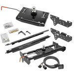 Draw-Tite Gooseneck Trailer Hitch w/ In-Bed Wiring for 99-16 Ford F250 F350 Turnover w/ Brackets Rails Under Bed 2-5/16" Ball