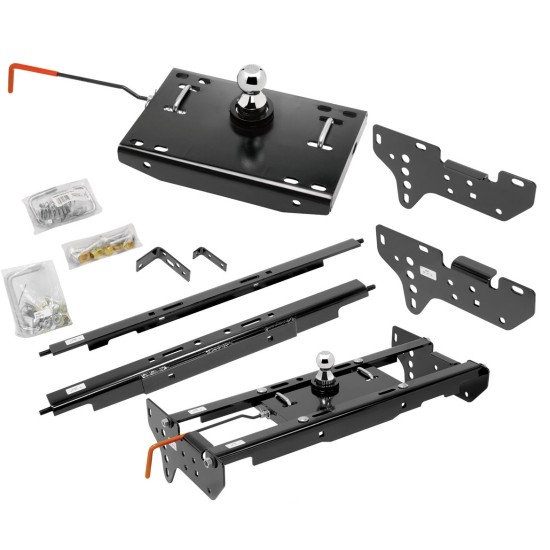 Draw-Tite Gooseneck Trailer Hitch for 99-16 Ford F250 F350 Turnover w/ Brackets Rails Under Bed 2-5/16" Ball