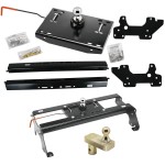 Draw-Tite Gooseneck Trailer Hitch w/ 5" Offset Ball for 03-12 Dodge Ram 2500 3500 06-08 1500 Mega Cab Turnover w/ Brackets Rails Under Bed 2-5/16" Ball