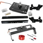 Draw-Tite Gooseneck Trailer Hitch w/ Hole Saw for 03-12 Dodge Ram 2500 3500 06-08 1500 Mega Cab Turnover w/ Brackets Rails Under Bed 2-5/16" Ball