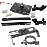 Draw-Tite Gooseneck Trailer Hitch w/ In-Bed Wiring for 03-12 Dodge Ram 2500 3500 06-08 1500 Mega Cab Turnover w/ Brackets Rails Under Bed 2-5/16" Ball