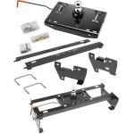 Draw-Tite Gooseneck Trailer Hitch w/ 18K 5th Fifth Wheel Adapter for 02-08 Dodge Ram 1500 Turnover w/ Brackets Rails Under Bed 2-5/16" Ball Excluding Mega Cab