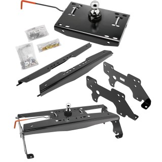 Draw-Tite Gooseneck Trailer Hitch for 10-13 Dodge Ram 2500 10-12 3500 Turnover w/ Brackets Rails Under Bed 2-5/16" Ball