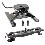 Draw-Tite Gooseneck Trailer Hitch w/ 18K 5th Fifth Wheel Adapter for 07-19 Toyota Tundra Turnover w/ Brackets Rails Under Bed 2-5/16" Ball