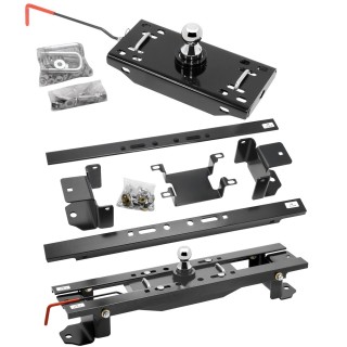 Draw-Tite Gooseneck Trailer Hitch for 07-19 Toyota Tundra Turnover w/ Brackets Rails Under Bed 2-5/16" Ball