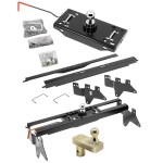 Draw-Tite Gooseneck Trailer Hitch w/ 5" Offset Ball for 01-07 Chevy GMC Silverado Sierra 3500 Turnover w/ Brackets Rails Under Bed 2-5/16" Ball 8' Beds Only