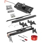 Draw-Tite Gooseneck Trailer Hitch w/ Hole Saw for 01-07 Chevy GMC Silverado Sierra 3500 Turnover w/ Brackets Rails Under Bed 2-5/16" Ball