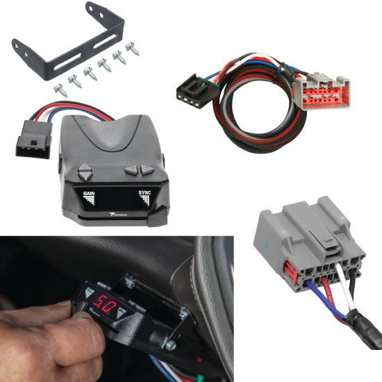 For 2022-2023 Ford F-150 Tekonsha Brakeman IV Brake Control + Plug & Play BC Adapter By Tekonsha