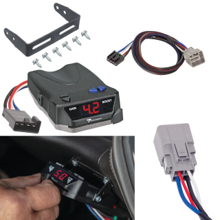 For 2015-2024 RAM 1500 Tekonsha BRAKE-EVN Brake Control + Plug & Play BC Adapter By Tekonsha