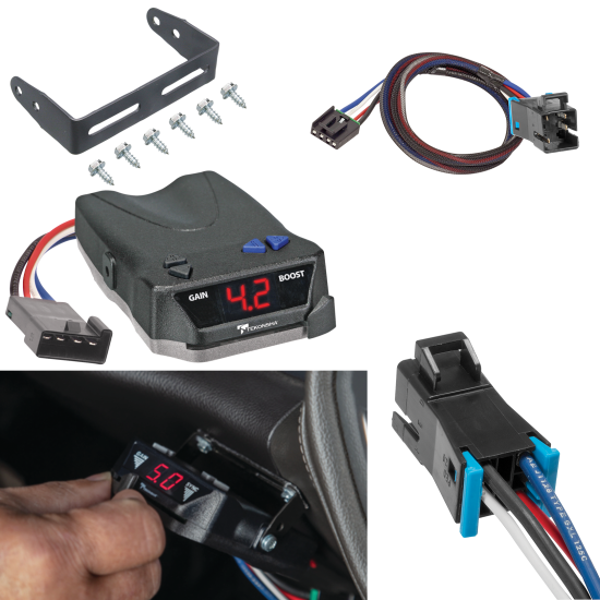 For 2016-2016 Winnebago Ellipse Motorhome Tekonsha BRAKE-EVN Brake Control + Plug & Play BC Adapter (For w/ factory Tow Package Models) By Tekonsha