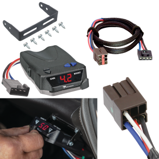 For 2008-2008 Holiday Rambler Augusta Motorhome Tekonsha BRAKE-EVN Brake Control + Plug & Play BC Adapter (For w/ factory 7 Way Models) By Tekonsha