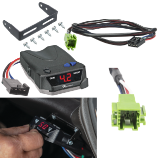 For 2009-2009 Gulf Stream Conquest Yellowstone Cruiser Motorhome Tekonsha BRAKE-EVN Brake Control + Plug & Play BC Adapter (For w/ factory Tow Package Models) By Tekonsha