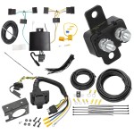 Trailer Hitch 7 Way RV Wiring Kit For 15-18 BMW X5 Plug Prong Pin Brake Control Ready