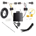 Trailer Tow Hitch For 20-24 KIA Soul exc Turbo and LED Taillights w/ Plug & Play Wiring Kit Class 3 2" Receiver Draw-Tite