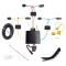 Trailer Hitch w/ Wiring For 21-23 Honda Civic Sedan Coupe Hatchback Deluxe Package Wiring 2" and 1-7/8" Ball and Lock