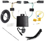 Complete Trailer Hitch Tow Package w/ 7-Way For 22-23 Ford Maverick All Styles 2" Receiver RV Wiring 2" Drop 2" Ball Class 3