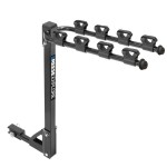 Trailer Tow Hitch For 19-23 Ford F-350 F-450 F-550 Cab and Chassis Tilt Away Adult or Child Arms Fold Down 4 Bike Carrier