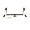 Trailer Tow Hitch For 16-22 Nissan Altima Sedan Complete Package w/ Wiring Draw Bar and 1-7/8" Ball