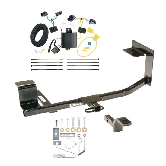 Tow Hitch w/ Wiring and Draw-Bar 05-10 Volkswagen Jetta 4 Dr. Sedan Trailer Receiver Class I 1-1/4" Tekonsha