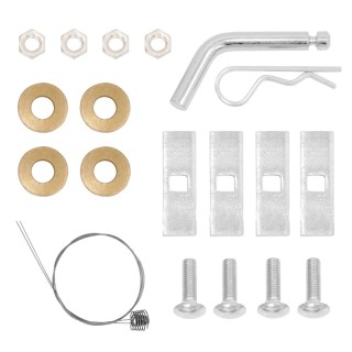 Trailer Tow Hitch Hardware Fastener Kit For 14-21 Mazda 6 Sedan 1-1/4" Towing Receiver Class 1