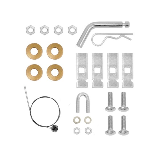 Trailer Tow Hitch Hardware Fastener Kit For 14-22 Mitsubishi Mirage 1-1/4" Towing Receiver Class 1