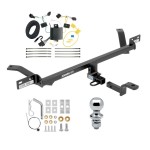 Trailer Tow Hitch For 15-22 VW Volkswagen Golf Complete Package w/ Wiring Draw Bar and 1-7/8" Ball