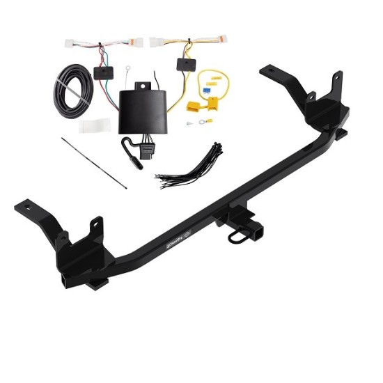 Trailer Tow Hitch For 18-23 KIA Rio w/ Wiring Harness Kit Class 1 1-1/4" Receiver Draw-Tite