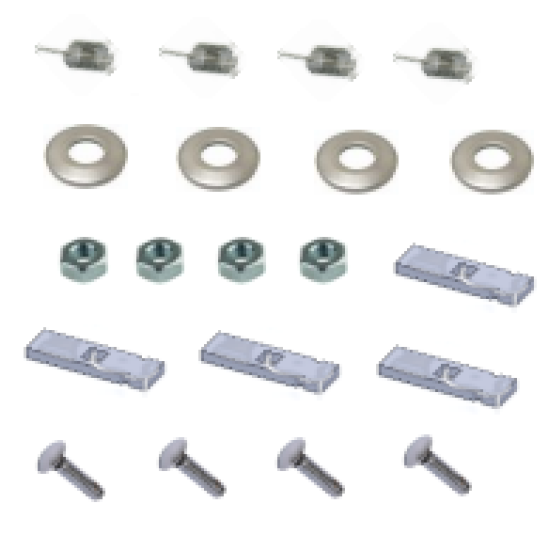 Trailer Tow Hitch Hardware Fastener Kit For 15-22 Subaru WRX and WRX STI 1-1/4" Towing Receiver