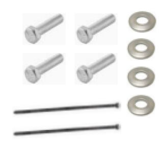 Trailer Tow Hitch Hardware Fastener Kit For 19-23 KIA Forte Sedan Exc Models w/o Frame Weldnuts 1-1/4" Receiver Class 1