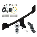 Trailer Tow Hitch For 20-22 Volkswagen Passat without LED Taillights Complete Package w/ Wiring Draw Bar and 2" Ball