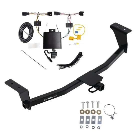 Trailer Tow Hitch For 21-24 Acura TLX All Styles w/ Wiring Harness Kit Class 1 1-1/4" Receiver Draw-Tite