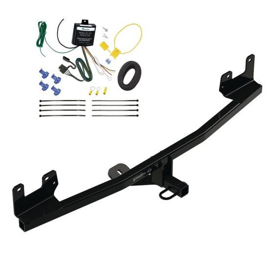 Trailer Tow Hitch For 2020 KIA Rio 5 Dr. w/ Wiring Harness Kit Class 1 1-1/4" Receiver Draw-Tite