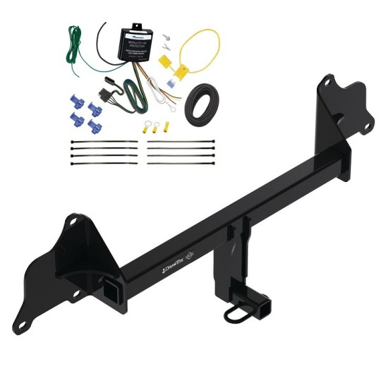 Trailer Tow Hitch For 17-19 Tesla 3 w/ Wiring Harness Kit Class 1 1-1/4" Receiver Draw-Tite