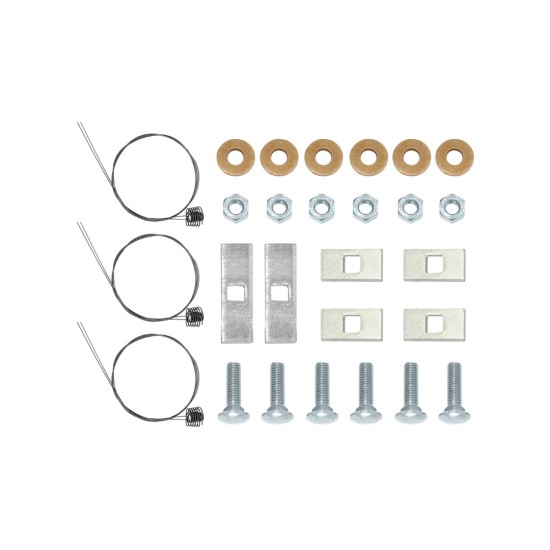 Trailer Tow Hitch Hardware Fastener Kit For 17-23 Chrysler Pacifica 22-23 Grand Caravan 20-23 Voyager 1-1/4" Towing Receiver Class 2