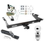 Trailer Tow Hitch For 87-95 Chevy GMC G10 G20 G30 G1500 G2500 G3500 Complete Package w/ Wiring and 2" Ball