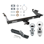 Trailer Tow Hitch For 78-96 Chevy GMC G10 G20 G30 G1500 G2500 G3500 Receiver w/ 1-7/8" and 2" Ball