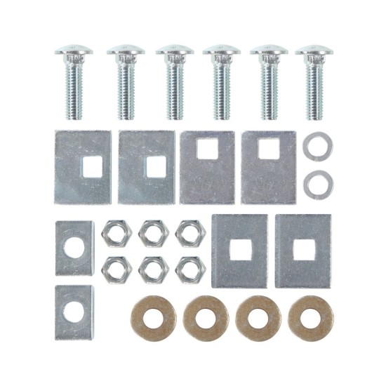 Trailer Tow Hitch Hardware Fastener Kit For 94-02 Dodge Ram 2500 3500 94-01 1500 2" Receiver Class 3