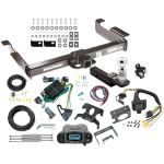 Class 5 10K Trailer Hitch Tow Package Prodigy P3 Brake Control For 00-02 Chevy Express GMC Savana 1500 2500 3500 w/ 7-Way RV Wiring 2-5/16" Ball 2" Drop Mount Ultra Frame 2" Receiver Draw-Tite Tekonsha