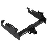 Trailer Tow Hitch For 19-23 Ford F-350 F-450 F-550 Cab and Chassis w/ 2-5/16" and 2" Ball 10" Long 5" Drop Draw Bar and Towing Lock