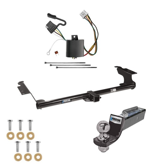 Tow Package For 05-10 Honda Odyssey Trailer Hitch w/ Wiring 2" Drop Mount 2" Ball 2" Receiver Reese