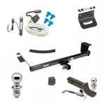 Ultimate Tow Package For 13-14 Volkswagen Routan (Canada Only) Trailer Hitch w/ Wiring 2" Drop Mount Dual 2" and 1-7/8" Ball Lock Bracket Cover 2" Receiver Reese