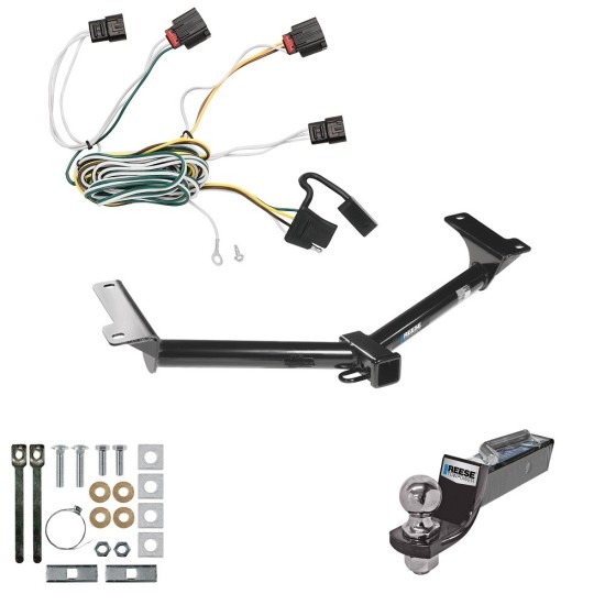 Tow Package For 10-10 Dodge Journey Trailer Hitch w/ Wiring 2" Drop Mount 2" Ball 2" Receiver Reese