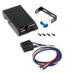 Trailer Brake Control for 07-13 GMC Sierra 1500 2500 3500 w/ Hardwire Wiring Adapter Draw-Tite Activator Eletric Trailer Brakes Module Box Controller