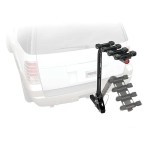 Trailer Hitch w/ 4 Bike Rack For 15-23 Jeep Renegade All Styles Approved for Recreational & Offroad Use Carrier for Adult Woman or Child Bicycles Foldable
