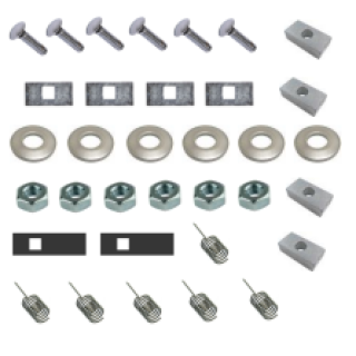 Front Mount Trailer Tow Hitch Hardware Fastener Kit For 17-25 Ford F-250 F-350 F-450 Super Duty