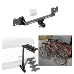 Trailer Hitch w/ 4 Bike Rack For 15-23 RAM ProMaster City All Styles Approved for Recreational & Offroad Use Carrier for Adult Woman or Child Bicycles Foldable